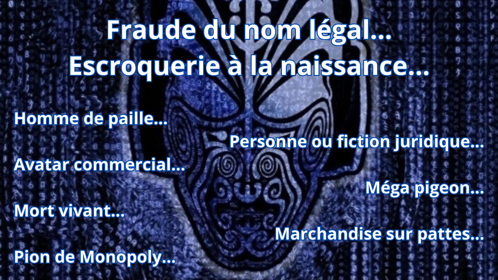 Qu&rsquo;est ce que la fraude du nom légal ou l&rsquo;escroquerie à la naissance ?