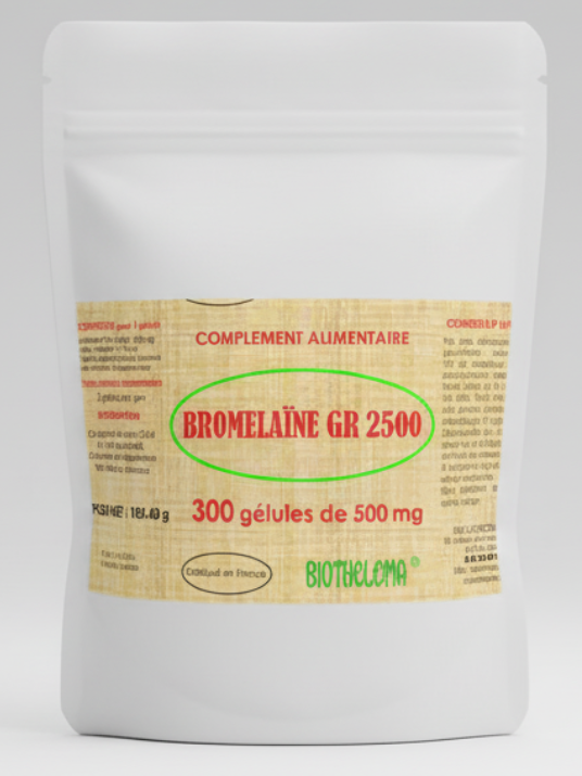 BROMELAINE GR 2500 x 300 gélules