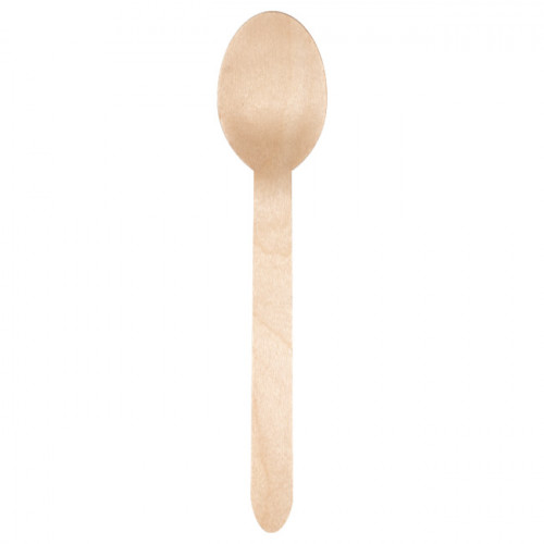 Cuillère en bois – lot de 5 unités