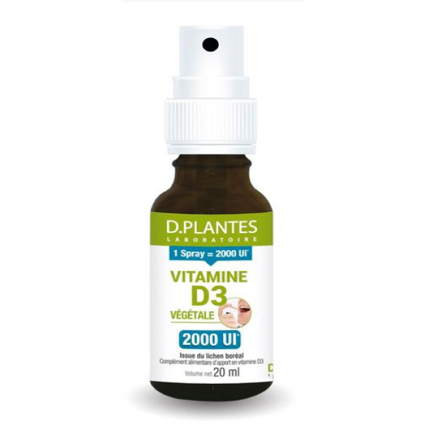 Vitamine D3 Végétale 2000 UI 20 ml