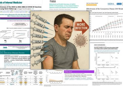 Ces huit études publiées et validées qui disent tout sur l’efficacité NÉGATIVE des injections ARNm COVID, pourquoi personne n’en parle ?